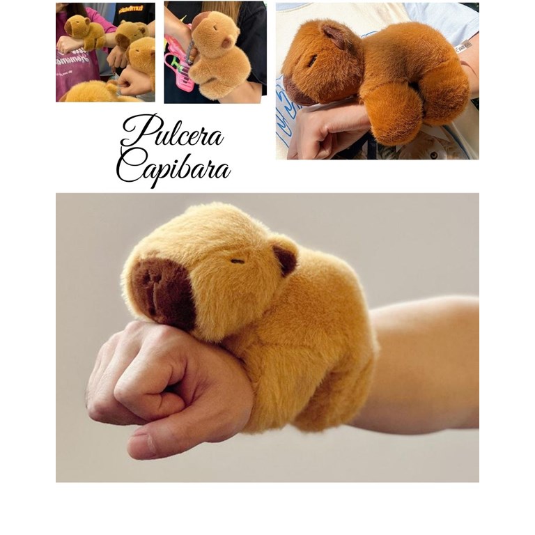 999-1 PULCERA BRAZALETE. PELUCHE CAPIBARA CON LUZ Y SONIDO