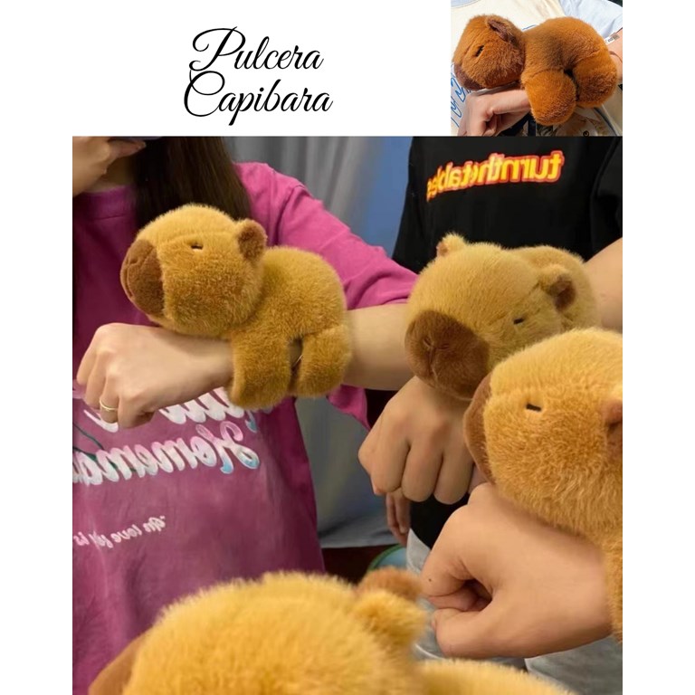 999-1 PULCERA BRAZALETE. PELUCHE CAPIBARA CON LUZ Y SONIDO