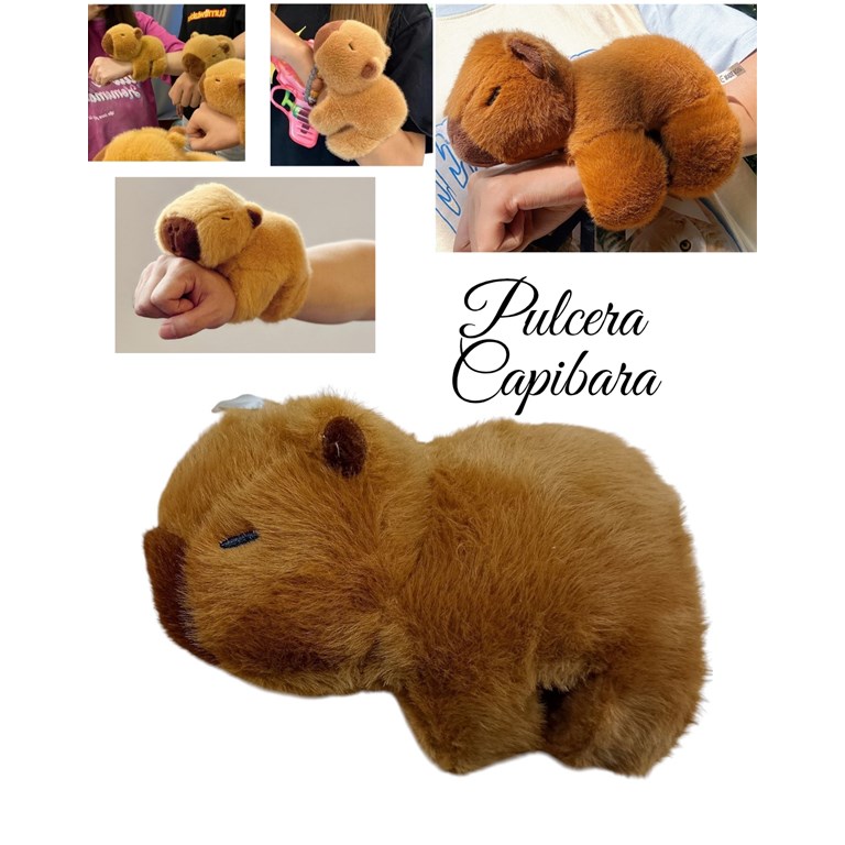 999-1 PULCERA BRAZALETE. PELUCHE CAPIBARA CON LUZ Y SONIDO