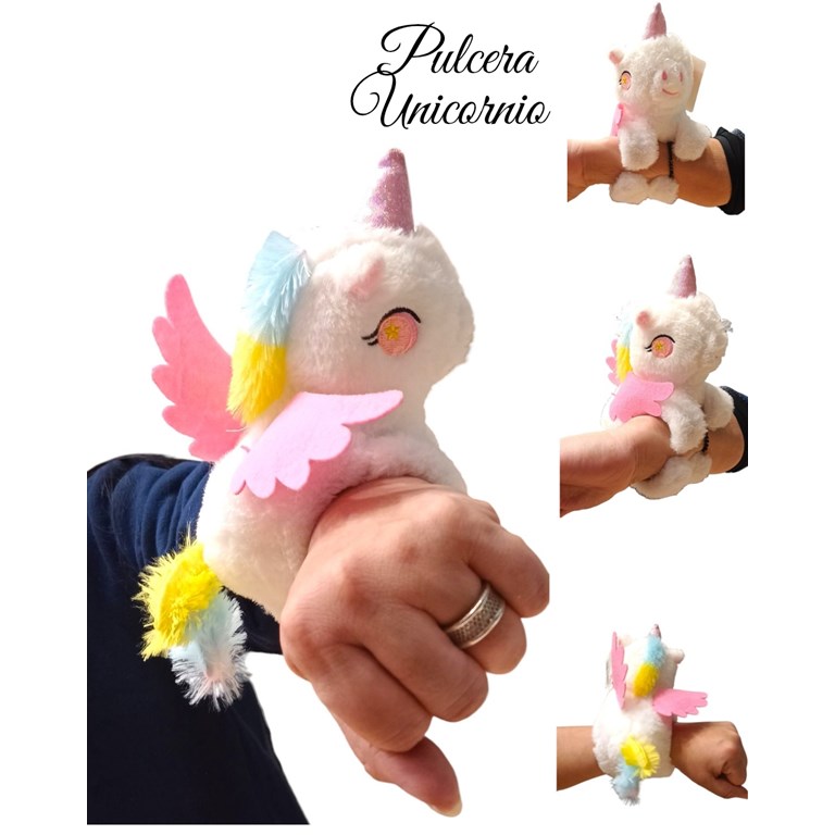 999-2 PULCERA BRAZALETE. PELUCHE UNICORNIO CON LUZ Y SONIDO