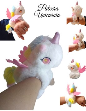 999-2 PULCERA BRAZALETE. PELUCHE UNICORNIO CON LUZ Y SONIDO