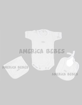 Set estuche: Body + Babita + Babero. Gamise