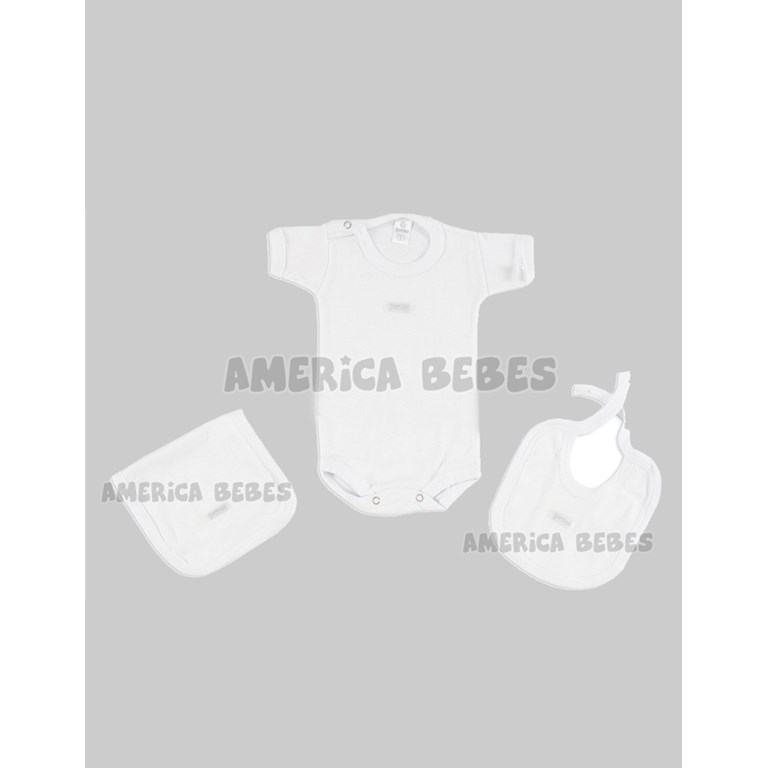 Set estuche: Body + Babita + Babero. Gamise