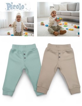 Pantalon con puño y cintura.Piccolo