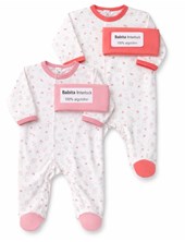 ENETRITO CON PIE DE INTERLOCK ESTAMPADO PARA BEBA. PICOLO