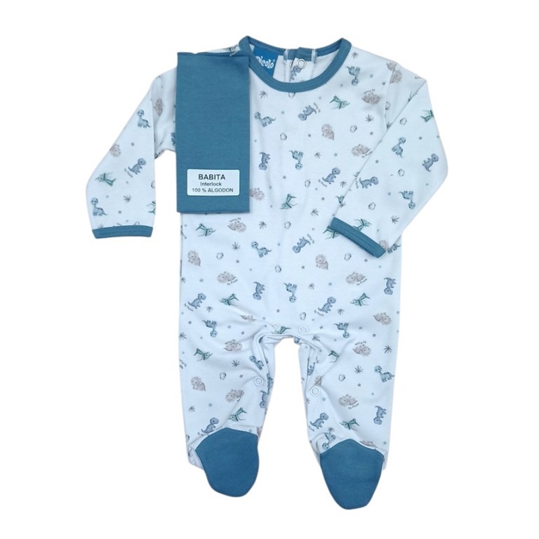 ENETRITO CON PIE DE INTERLOCK ESTAMPADO. PICOLO