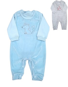 CONJUNTO JARDINERO Y BODY DE PLUSH PARA BEBE. PICOLO