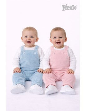 JARDINERO DE PLUSH CON BOTONES. PICOLO