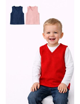 Chaleco en v para bebes .Piccolo