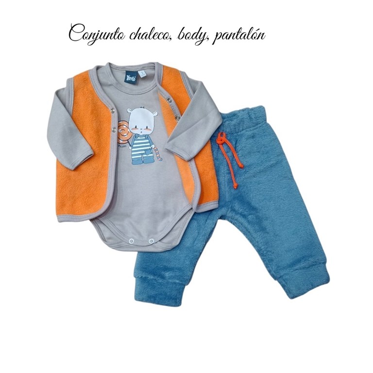 CONJUNTO CHALECO BODY PANTALÓN. POCOLO