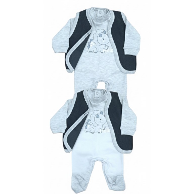 ENTERITO CON CHALECO PARA BEBE DE MICROPOLAR. PICOLO