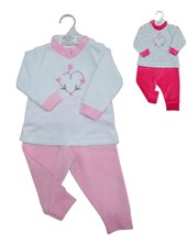 CONJUNTO PARA BEBA BUZO Y PANTALON DE PLUSH. PICOLO