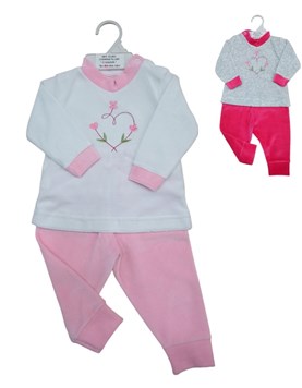 CONJUNTO PARA BEBA BUZO Y PANTALON DE PLUSH. PICOLO