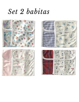 SET 2 BABITAS ESTAMPADAS PICCOLO