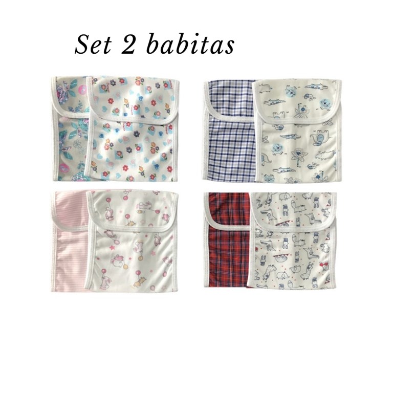 SET 2 BABITAS ESTAMPADAS PICCOLO