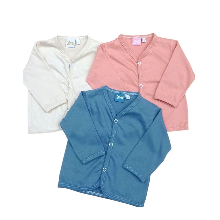 Saquito manga larga liso varios colores de jersey piccolo