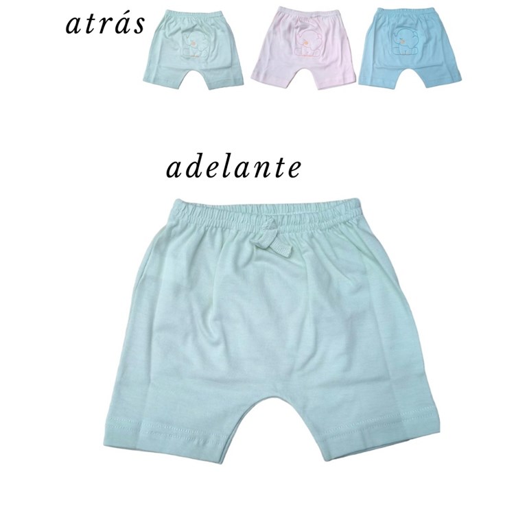 short de jersey bordado elefante piccolo