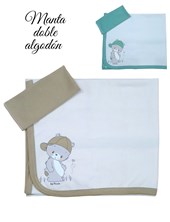 Mantilla doble con babita. Picolo