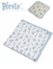 MANTILLA DOBLE BEBE INTERLOCK ESTAMPADO. PICOLO