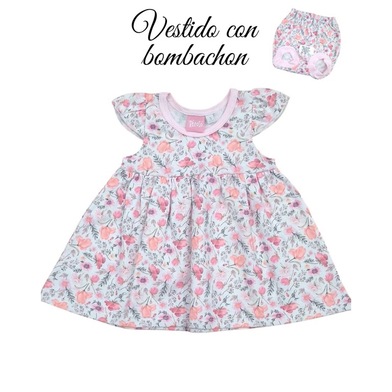 Vestido sin mangas cxon bombachon.Piccolo