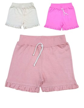 Short de beba con voladitos liso.Piccolo