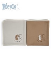 MANTILLA DOBLE DE PLUSH - JERSEY. PICOLO