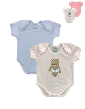 SET 2 BODYS ESTAMPADOS BEBE PICCOLO