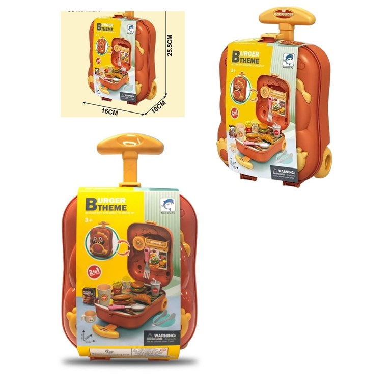 628-44 Valija hamburgueseria para niños.Priori