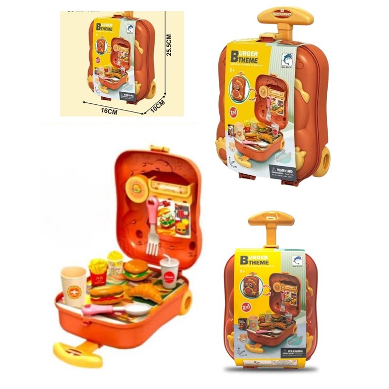 628-44 Valija hamburgueseria para niños.Priori