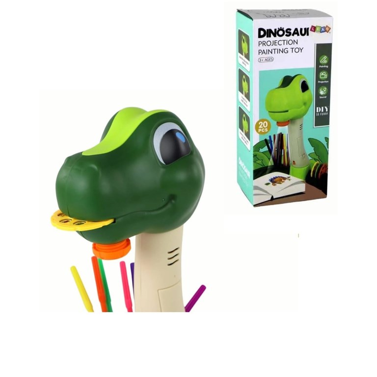 Proyector para dibujar forma dinosaurios.Priori