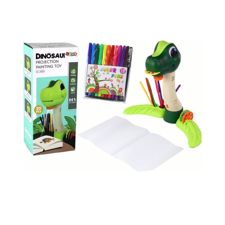 Proyector para dibujar forma dinosaurios.Priori