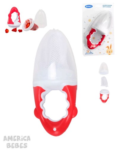 Chupete  alimentador anti ahogo para comer frutas. Priori.