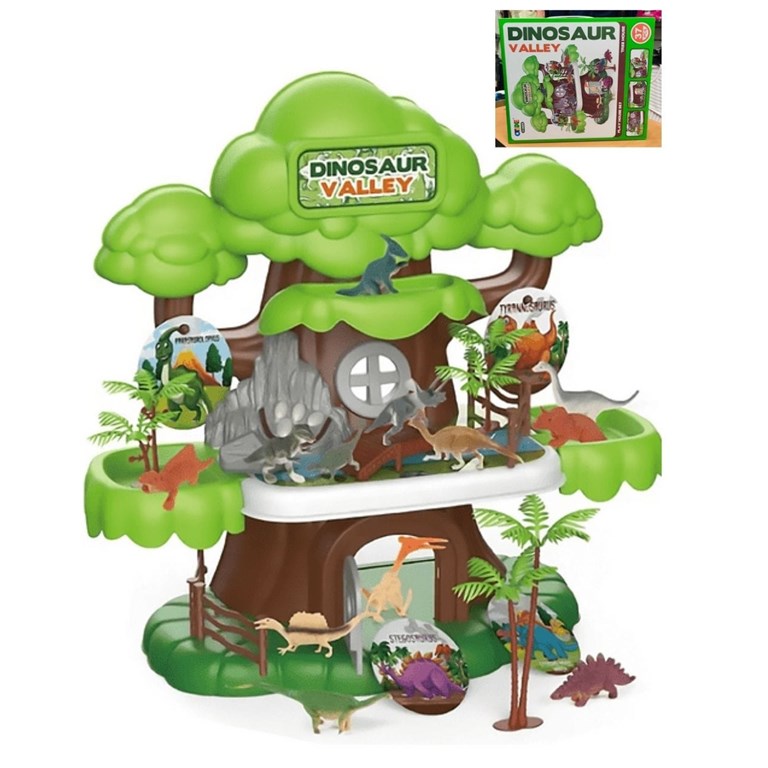 Casa del arbol dinosaurios.Priori