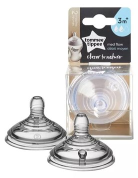 TETINAS +3 MESES FLUJO MEDIO. TOMMEE TIPPEE