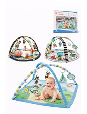 MANTA CON LUCES, SONIDO, JUGUETES DIDACTICOS COLGANTES Y ESPEJO.  PRIORI