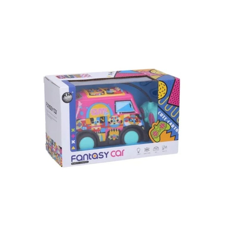 TRC1312161 CAMIONETA A CONTROL REMOTO INFANTIL MINI VAN, MULTICOLOR. PRIORI