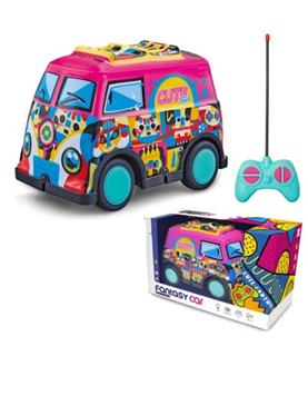 TRC1312161 CAMIONETA A CONTROL REMOTO INFANTIL MINI VAN, MULTICOLOR. PRIORI