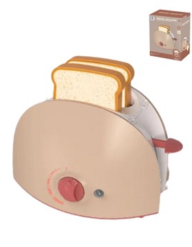 1365016 TOSTADORA DE PAN CON LUZ Y SONIDO 3 PIEZAS. PRIORI