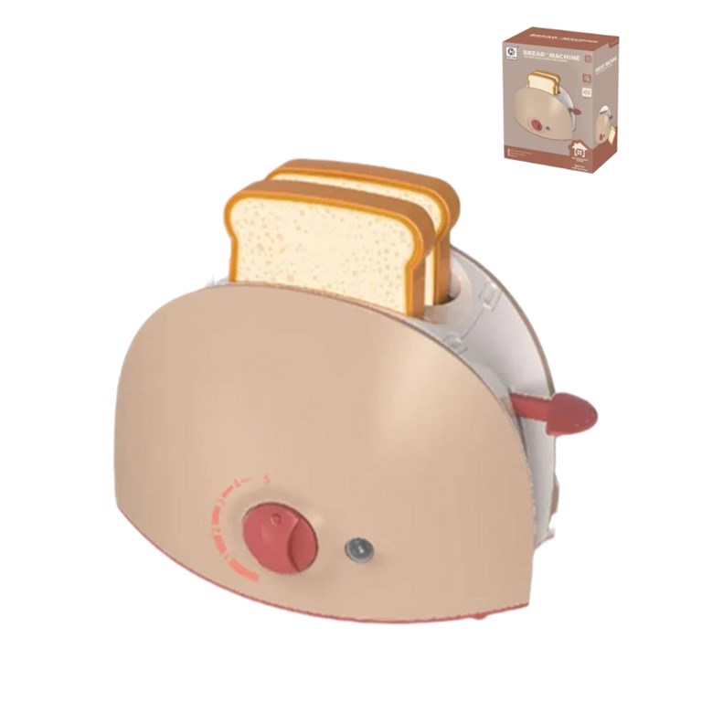 1365016 TOSTADORA DE PAN CON LUZ Y SONIDO 3 PIEZAS. PRIORI