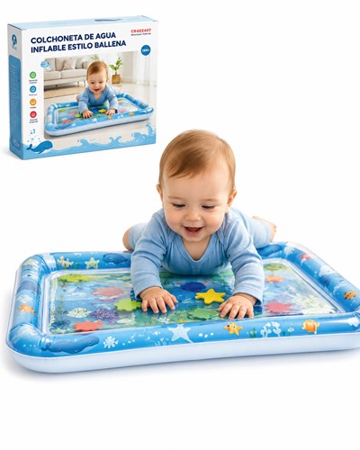 CR402407 COLCHONETA DE AGUA INFLABLE ESTILO BALLENA. PRIORI
