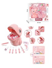 1413072 SET DOCTOR DENTISTA DINOSAURIO ROSA. JUEGO DE SIMULACION EDUCATIVA INICIAL. PRIORI
