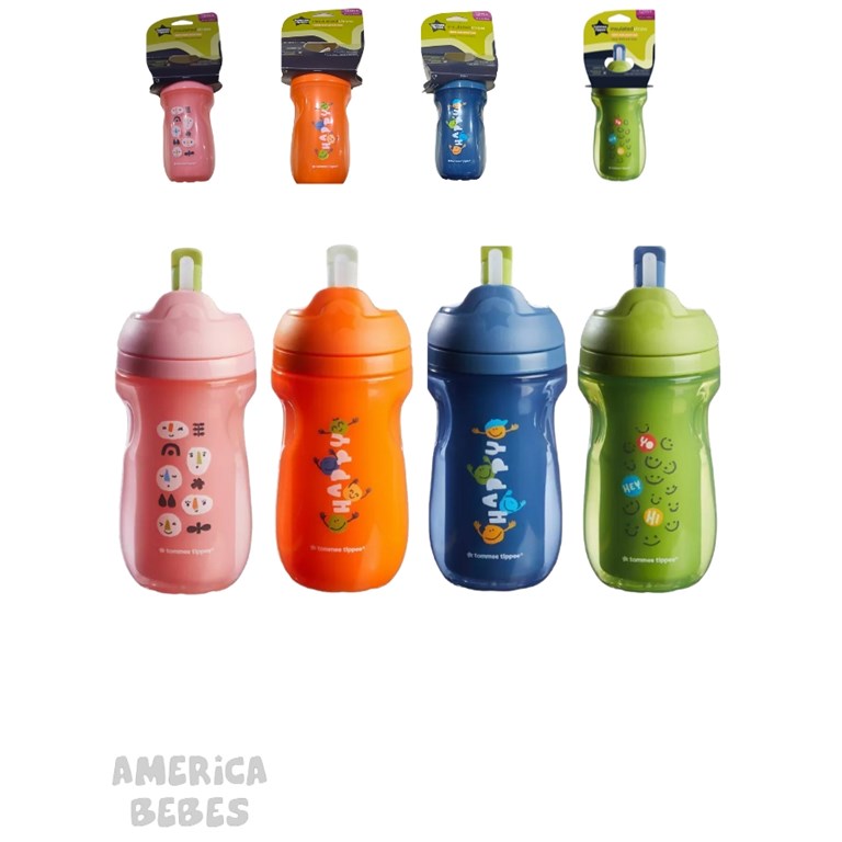 VASO 260 ML STRAW CUP TERMICO TOMMEE TIPPEE