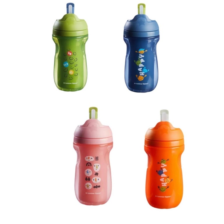 VASO 266 ML STRAW CUP X2 TÉRMICO. TOMMEE TIPPEE