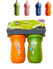 VASO 266 ML STRAW CUP X2 TÉRMICO. TOMMEE TIPPEE