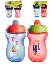 VASO 300 ML  SIPPEE X2 BLUE & RED THANKFUL. TOMMEE TIPPEE