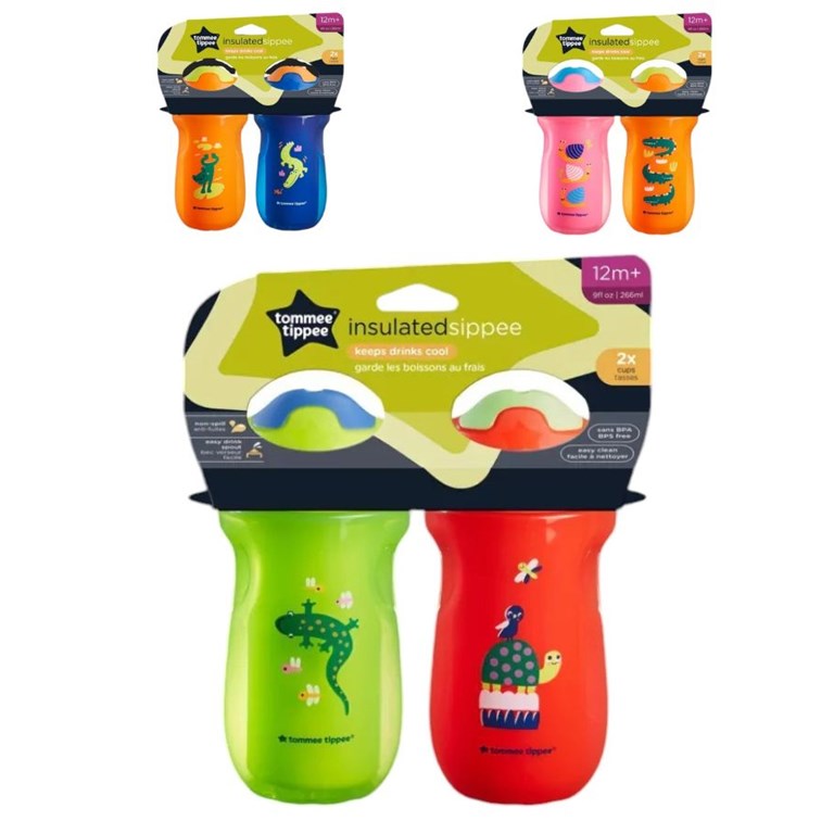 VASO x2 SIPPEE CUP TÉRMICO 260 ML. TOMMEE TIPPEE