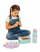 LONCHERA PP 800ML Y CANTIMPLORA ALUMINIO 500ML SQUISHCUTIES. PRIORI