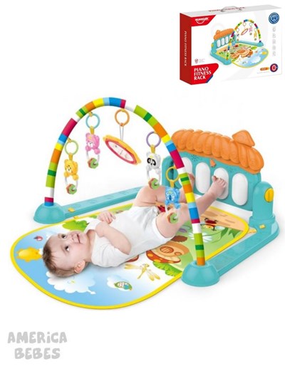 GIMNASIO MANTA PIANO CON AROS PRIORI
