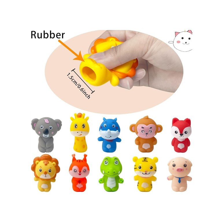 1670028 Titeres de dedo forma de animalitos. Priori