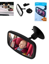 Espejo frontal con ventosa 14x9cm.Priori